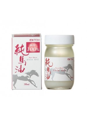 ITOH Косметическое лошадиное масло 100 % / Мощное увлажнение и питание кожи лица и тела, волос и ногтей (70 мл)